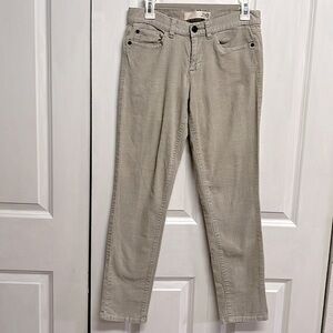 Joe Tan 5 Pocket Low Rise Corduroy Pants Size 2 Slim